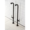 Aqua Vintage AE810S5DKL Freestanding Tub Supply Line, Oil Rubbed Bronze AE810S5DKL